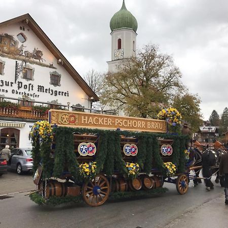 Metzgerei Gasthof Oberhauser - Hotel Zur Post Egling Dış mekan fotoğraf